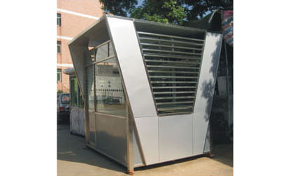 深圳不锈钢异型岗亭